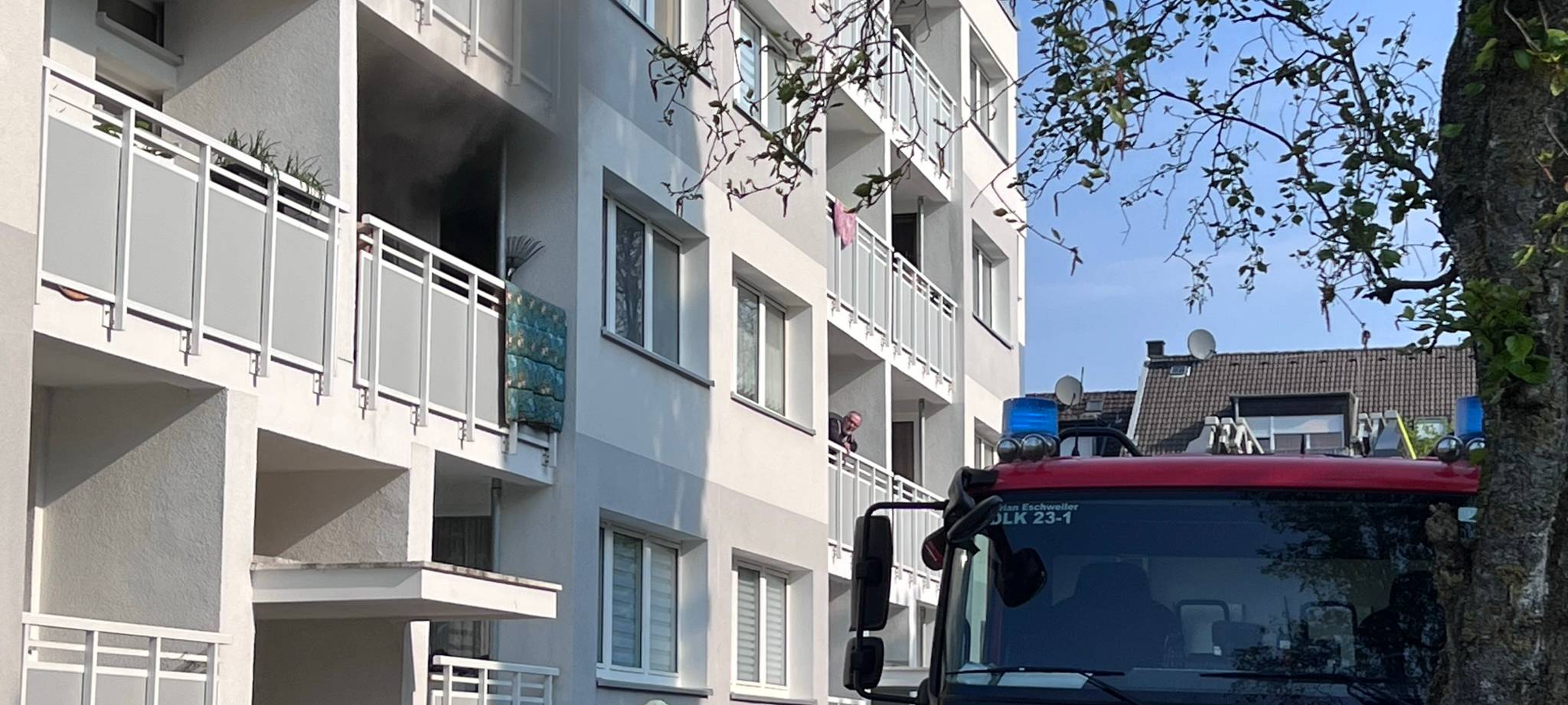 Küchenbrand in Eschweiler