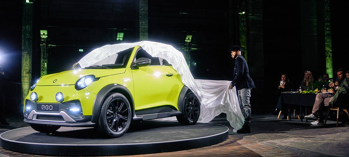 Neymar enthüllt neuen e.GO e.wave X