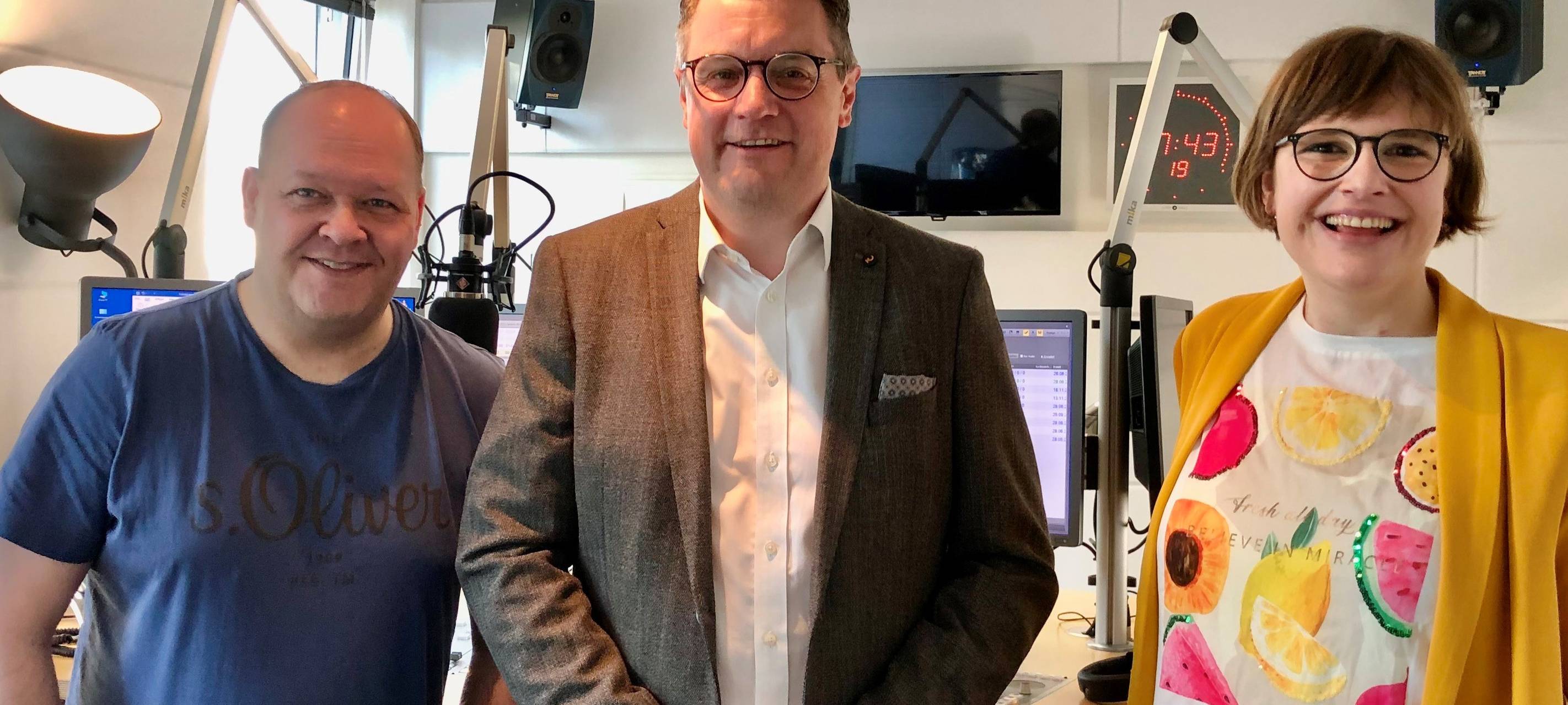 Tim Grüttemeier zu Besuch bei Antenne AC