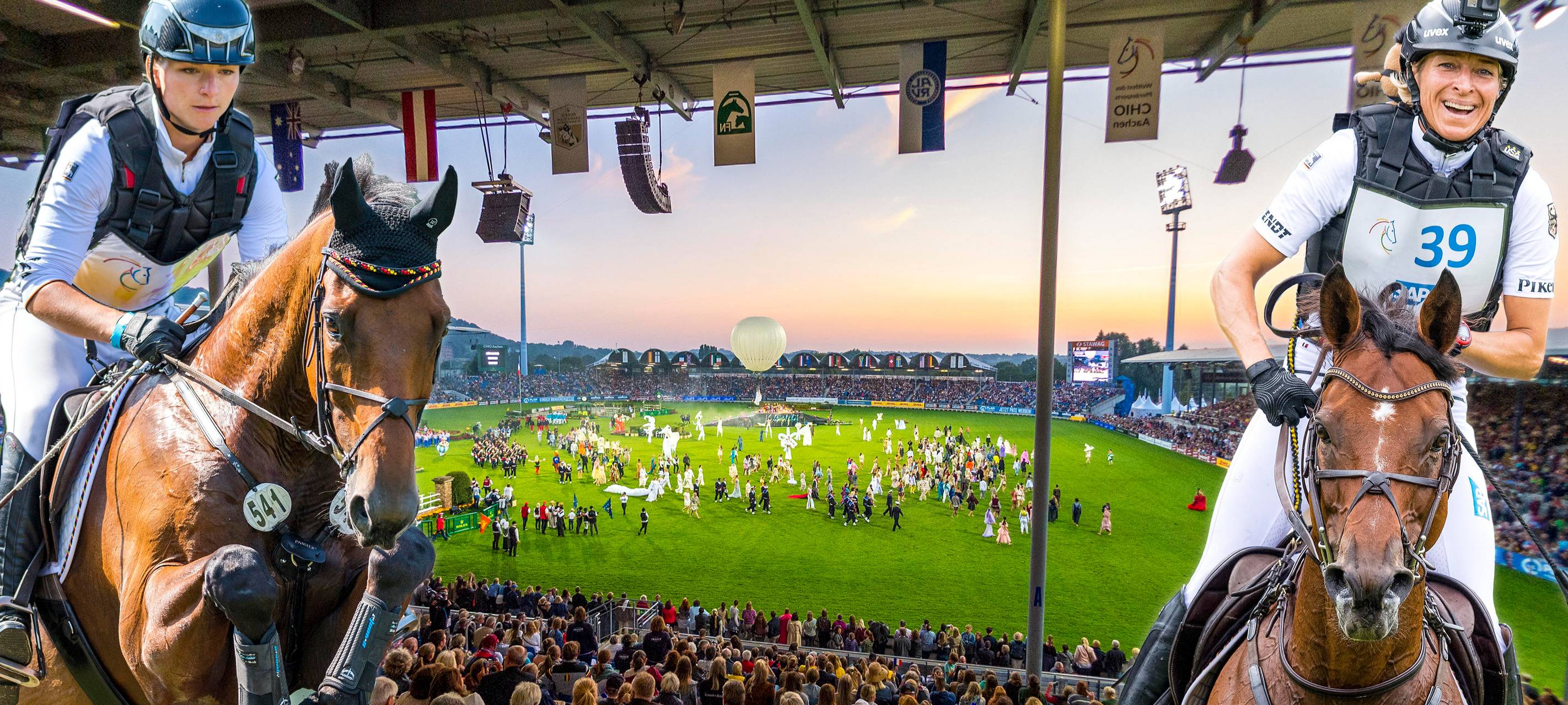CHIO-Eröffnung: Pferd gegen Mensch und Abschied "Bella Rose"
