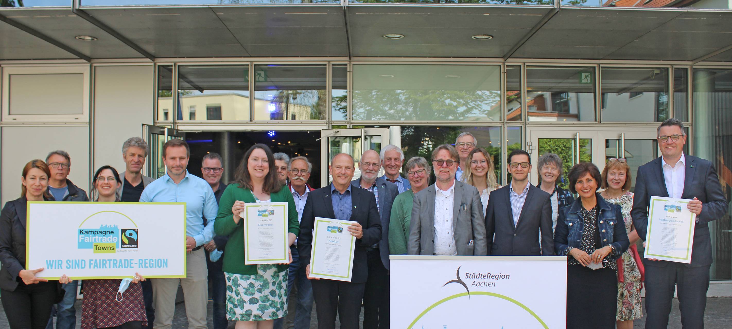 StädteRegion, Alsdorf und Eschweiler sind Fairtrade-Region