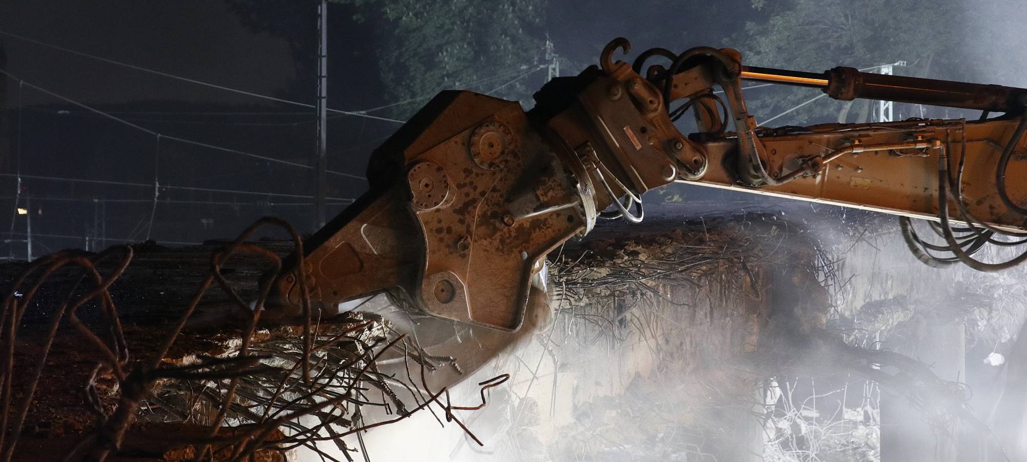 Brücke Turmstraße fertig abgerissen