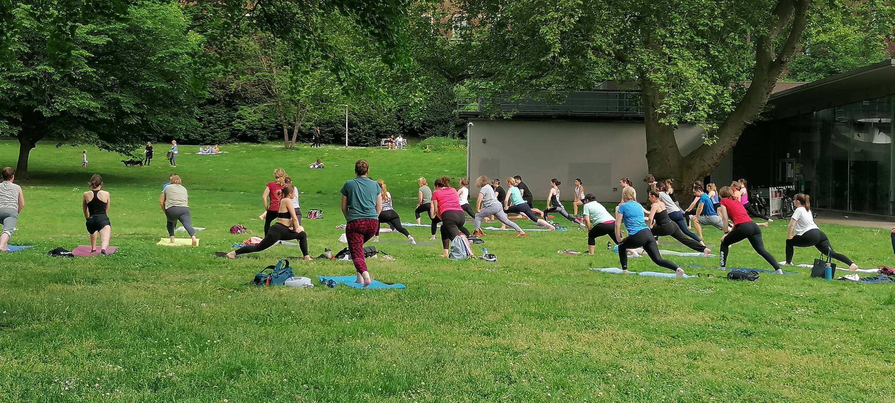 Sechs Wochen lang Sport im Park in Aachen