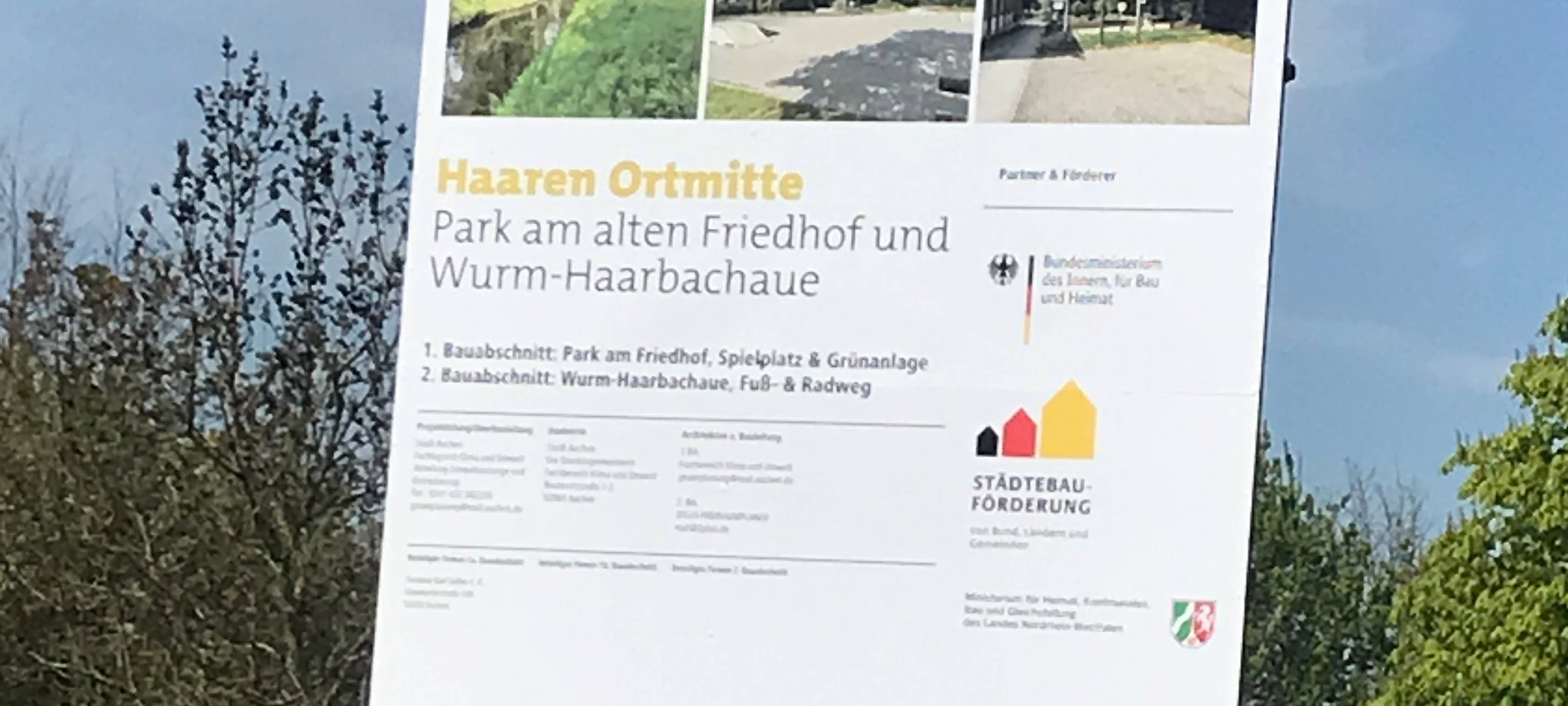 Parkverschönerung in Haaren