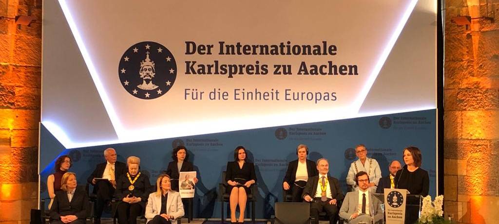 Karlspreis an die "mutigsten Frauen Europas"