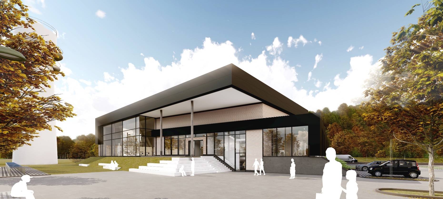 Entwurf für neues Hallenbad in Alsdorf vorgestellt