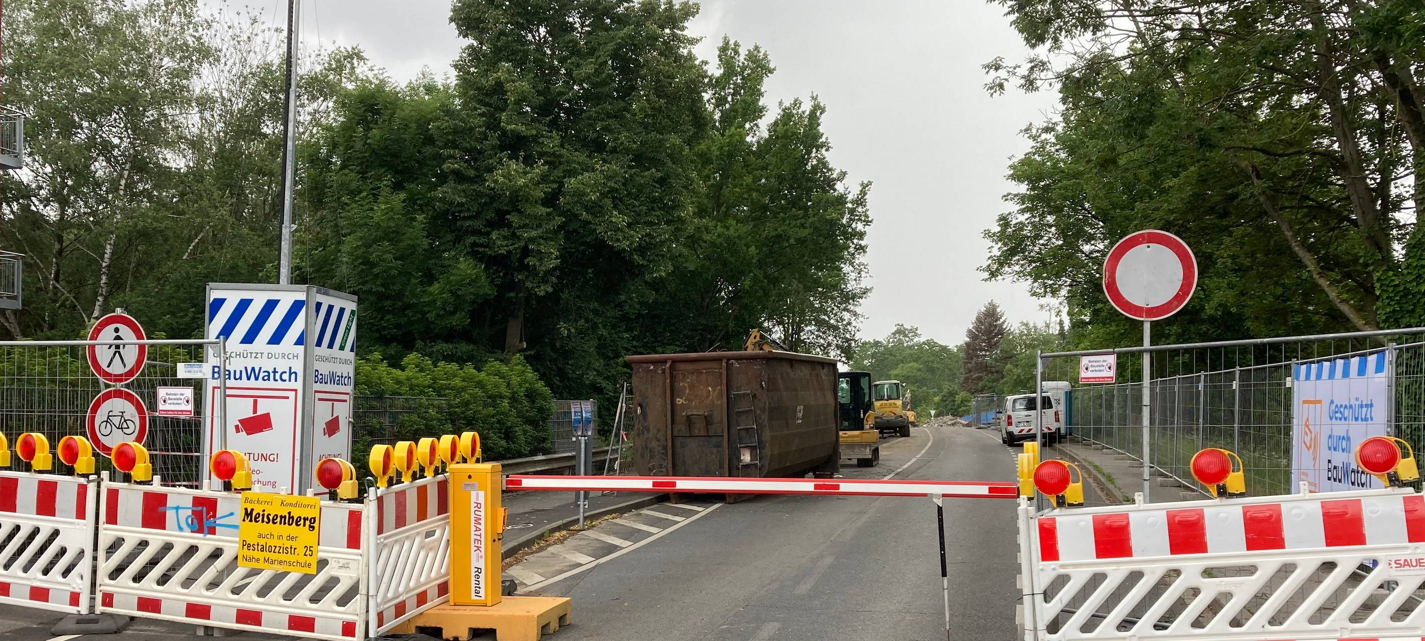 Baustelle Eschweilerstraße jetzt videoüberwacht