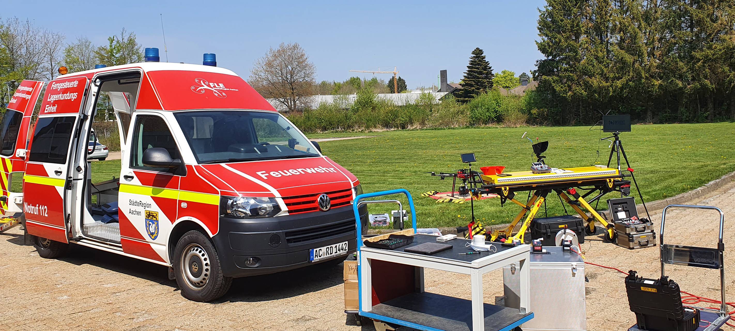 Hilfreiche Drohnen beim Katastrophenschutz