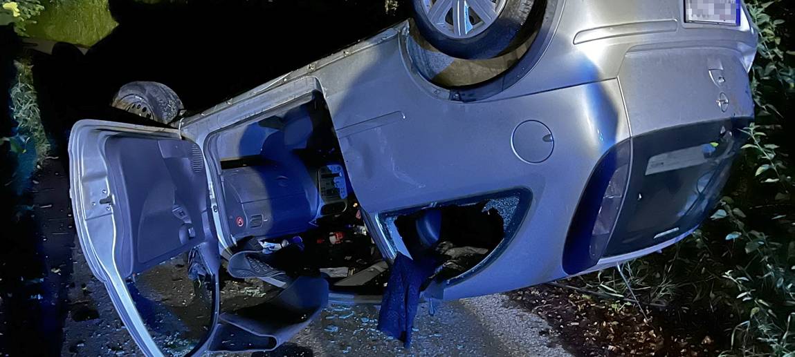 Simmerath: Unfall nach Flucht vor Polizei