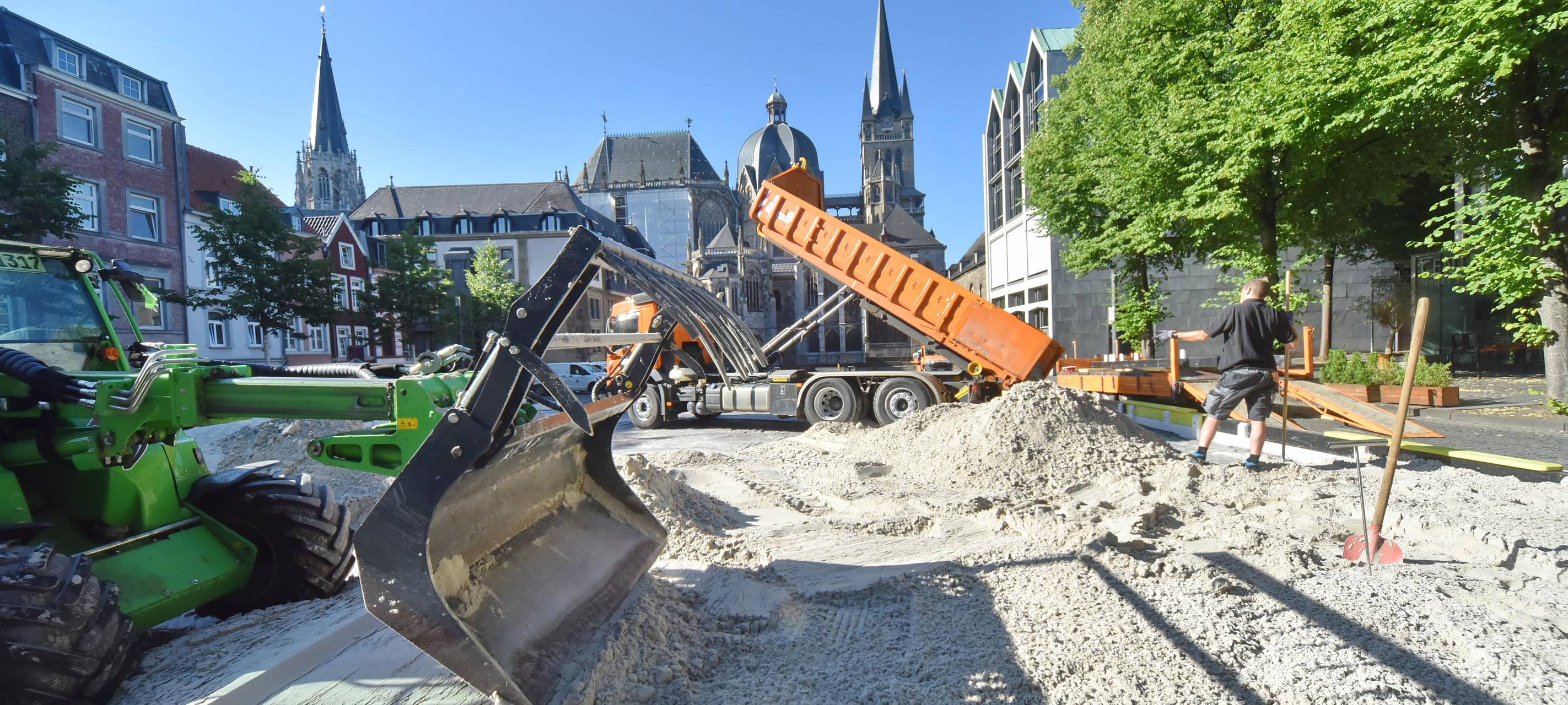 Archimedischer Sandkasten 2022 steht