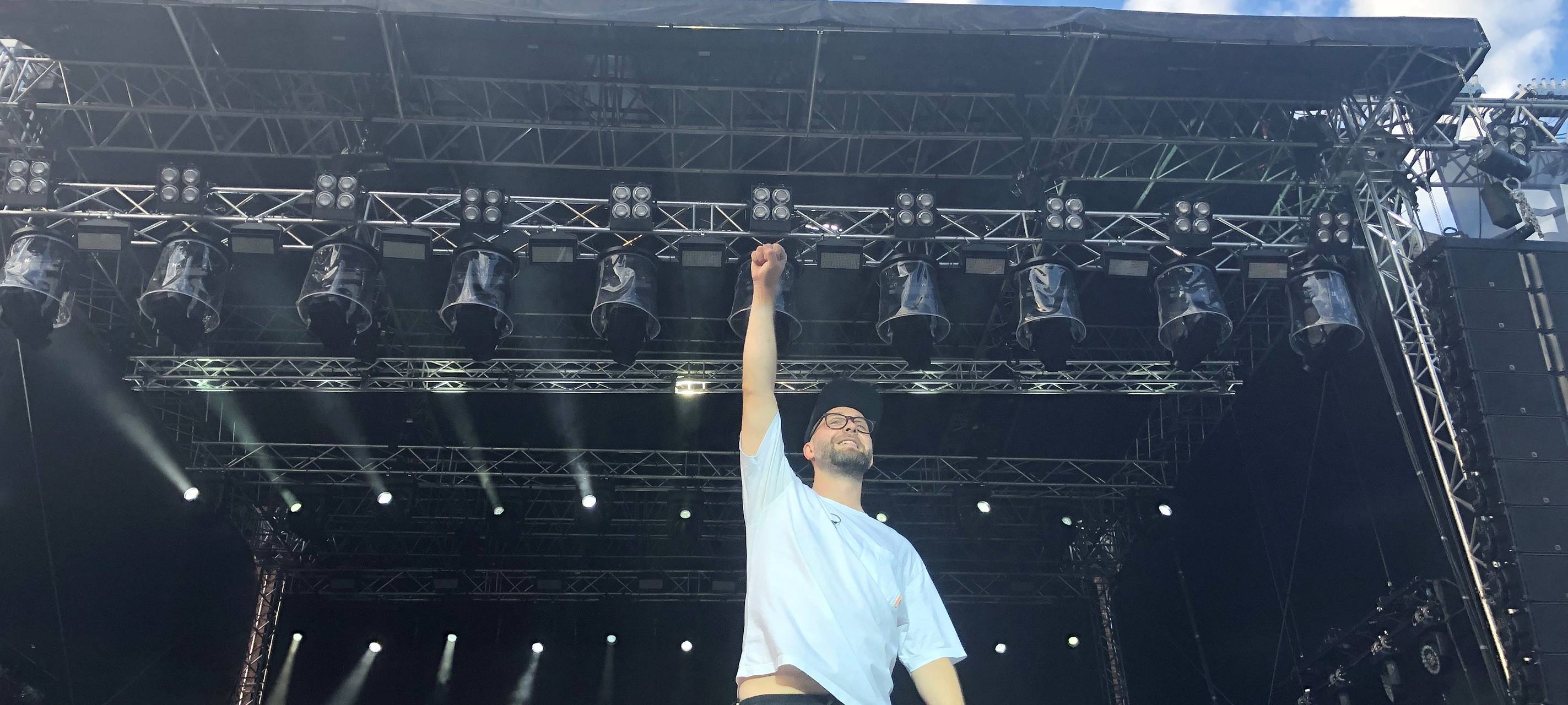 "Eschi" feiert mit Mark Forster