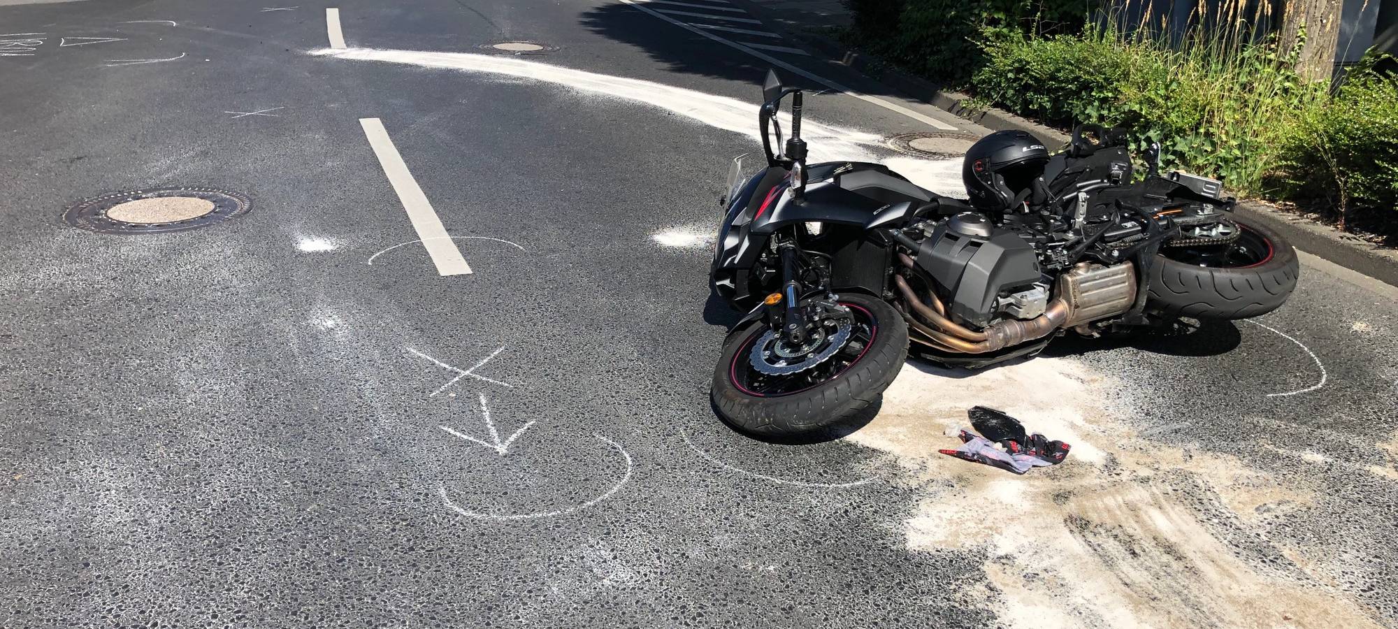 Unfall in Haaren: Motorradfahrer verletzt