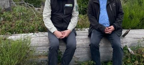 NRW-Umweltminister Krischer im Nationalpark Eifel