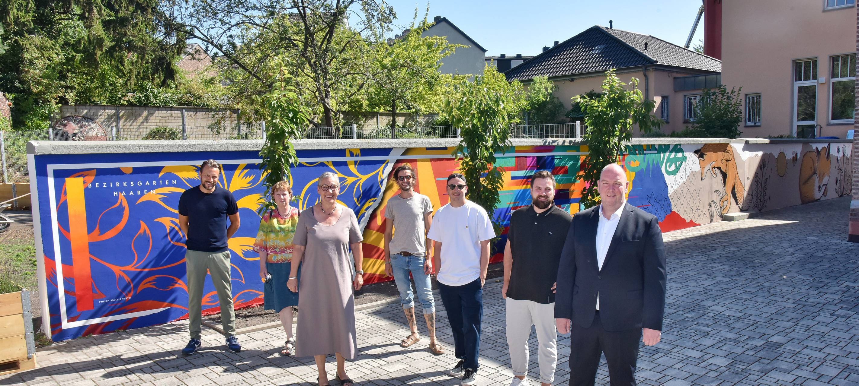 Street-Art am Bezirksamt Aachen-Haaren
