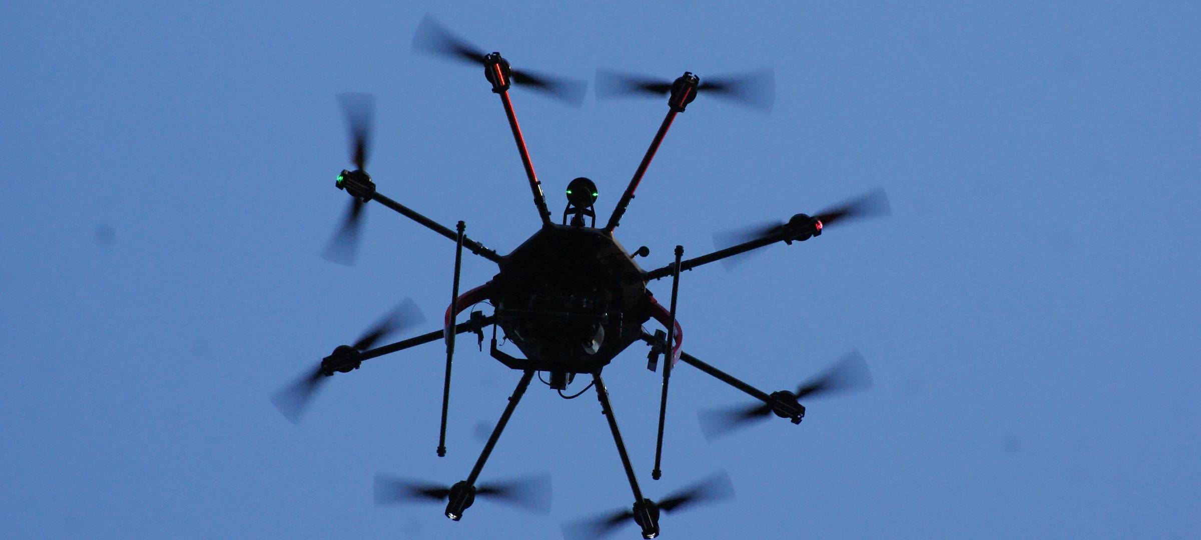 Übung: Drohneneinsatz bei Waldbränden