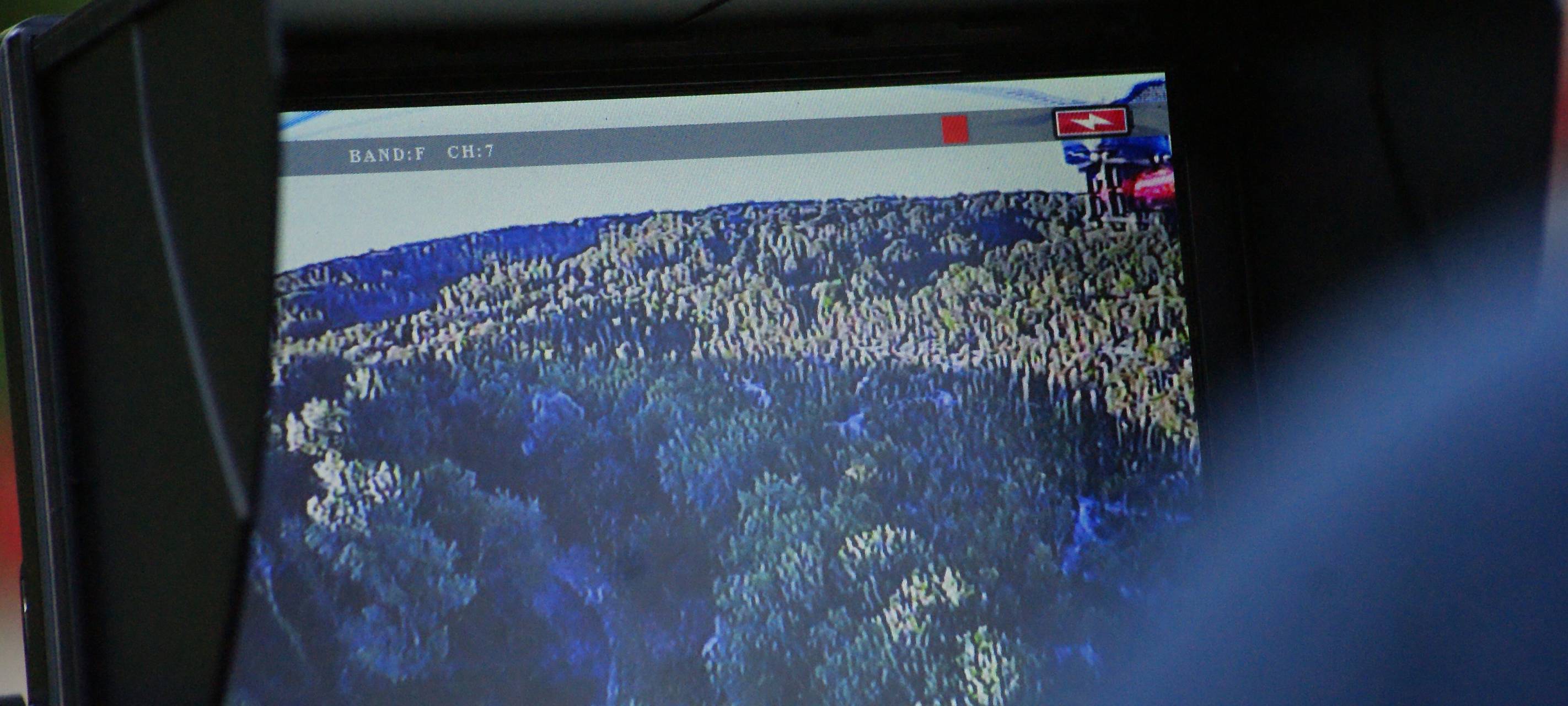 Übung: Drohneneinsatz bei Waldbränden