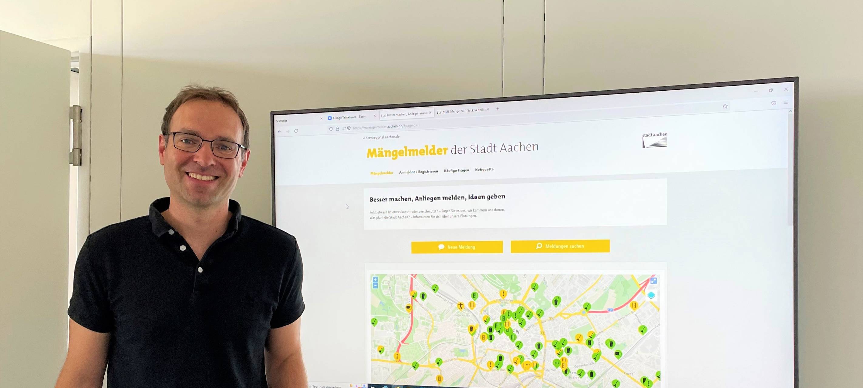 Neu in Aachen: Online-Mängelmelder