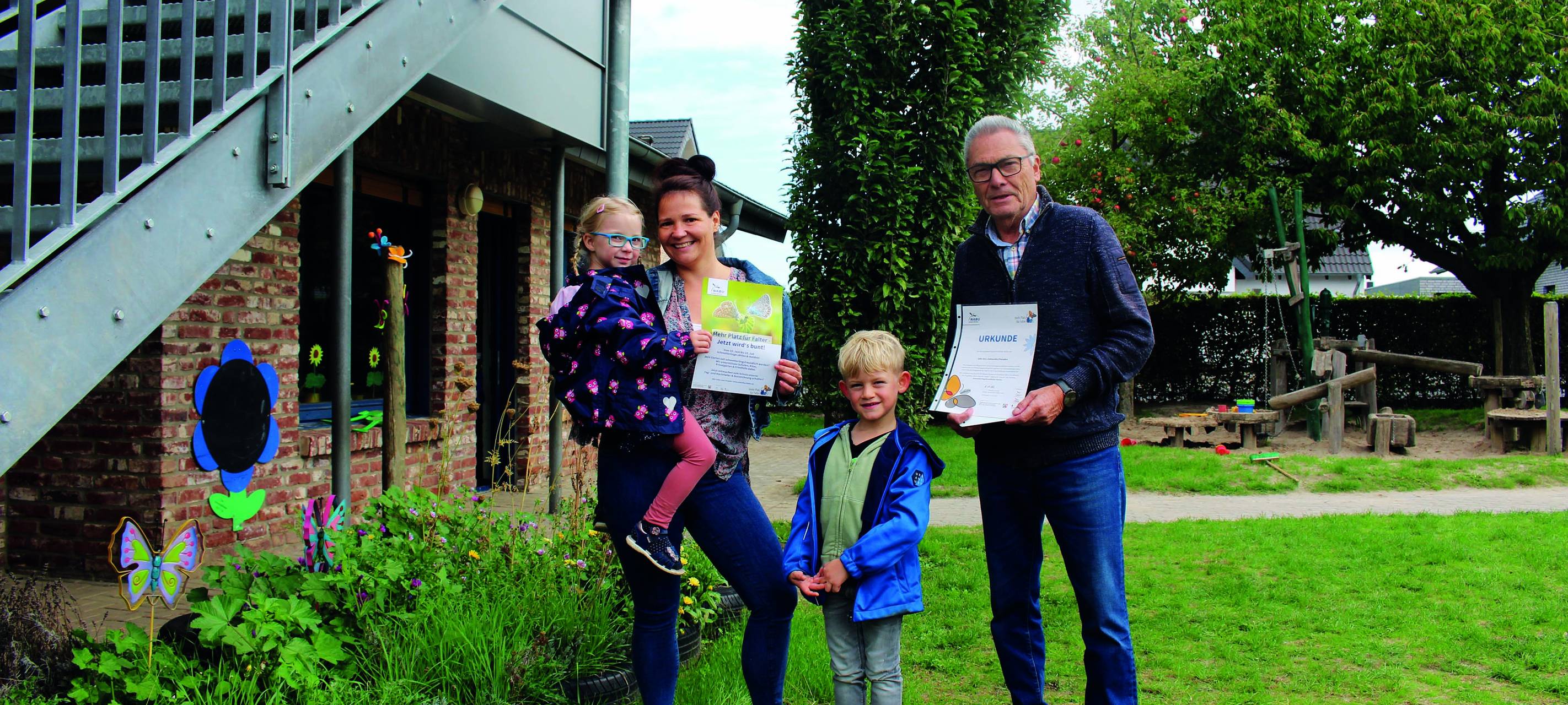 Schmetterlingsfreundliche Gärten in Schulen und Kitas