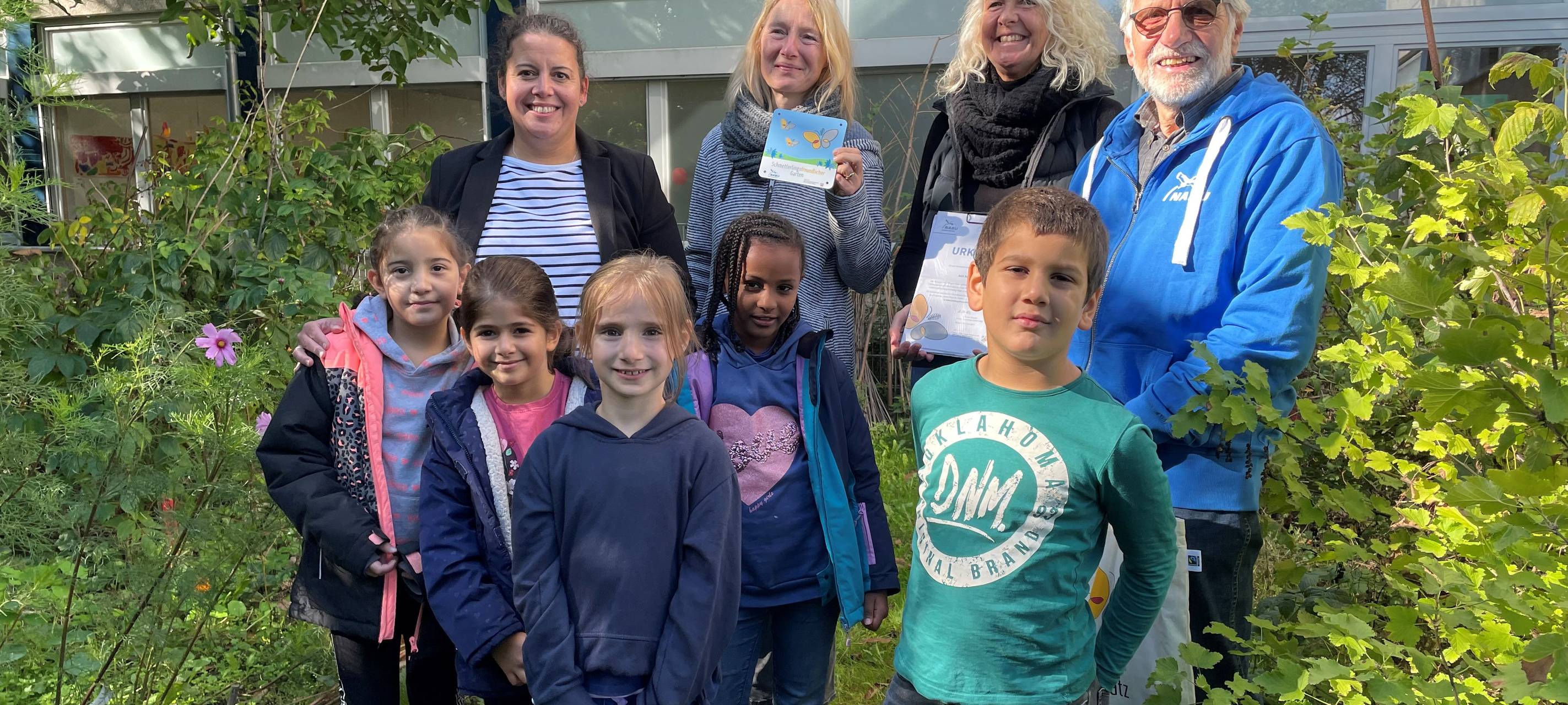 Schmetterlingsfreundliche Gärten in Schulen und Kitas