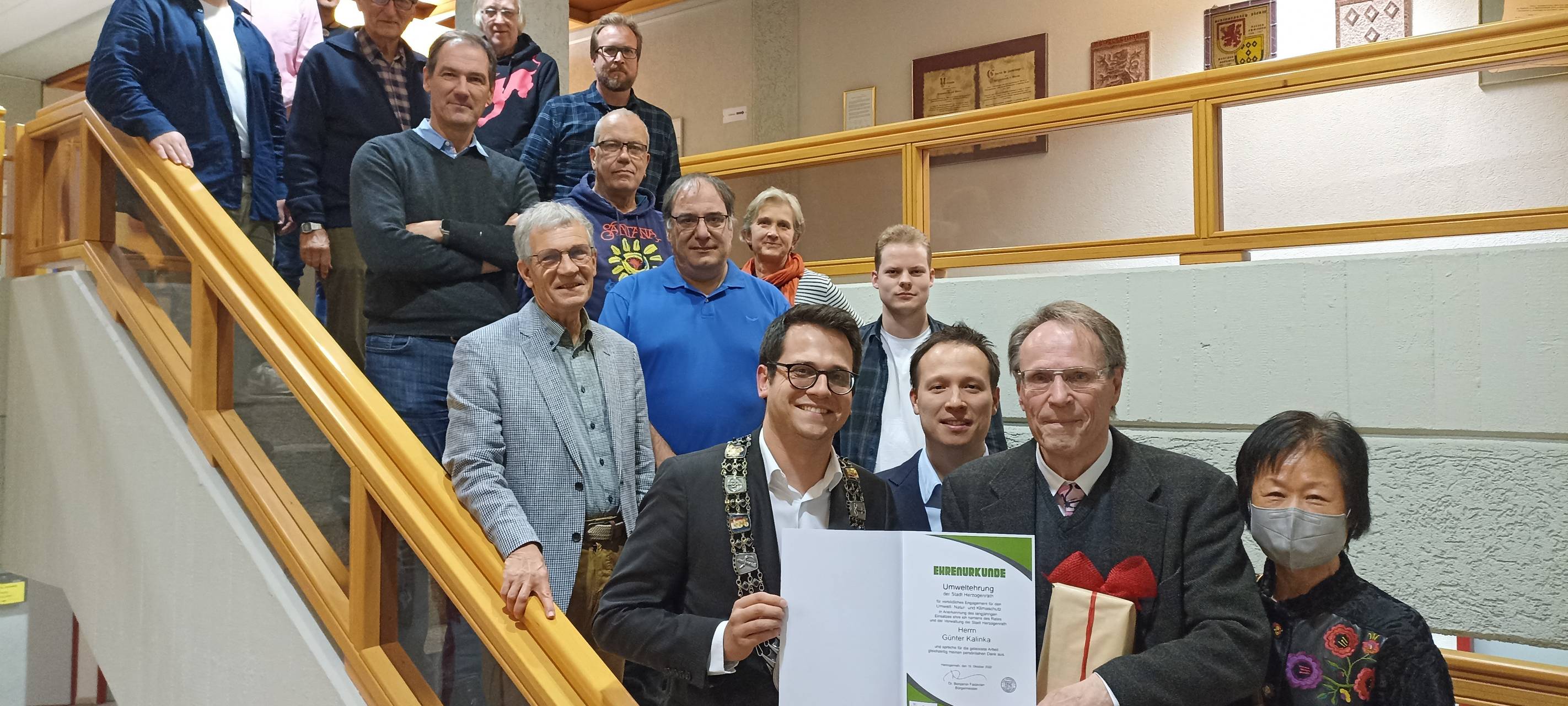 Herzogenrath: Umweltpreis für Günter Kalinka