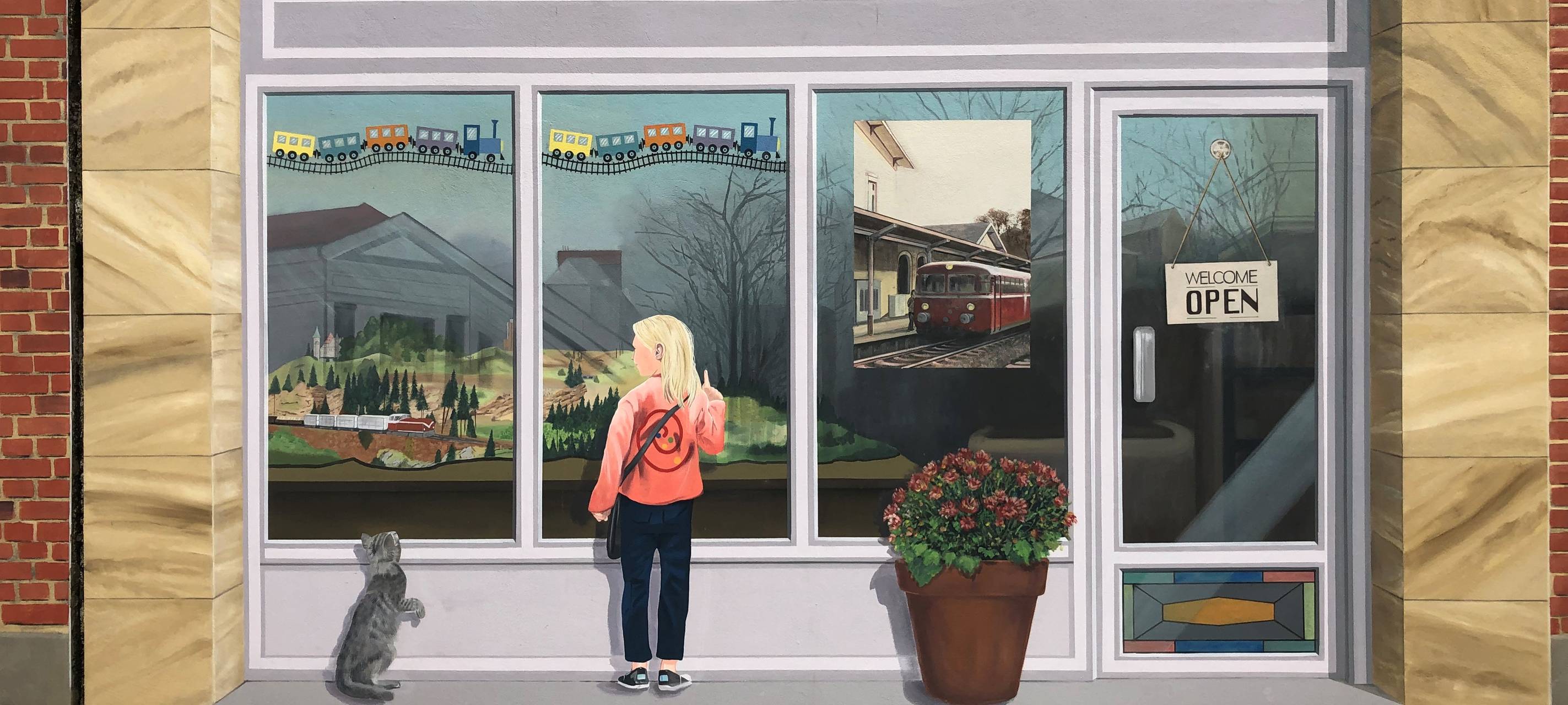 Herzogenrath: Neues Kunstwerk auf alter Bahnbrücke