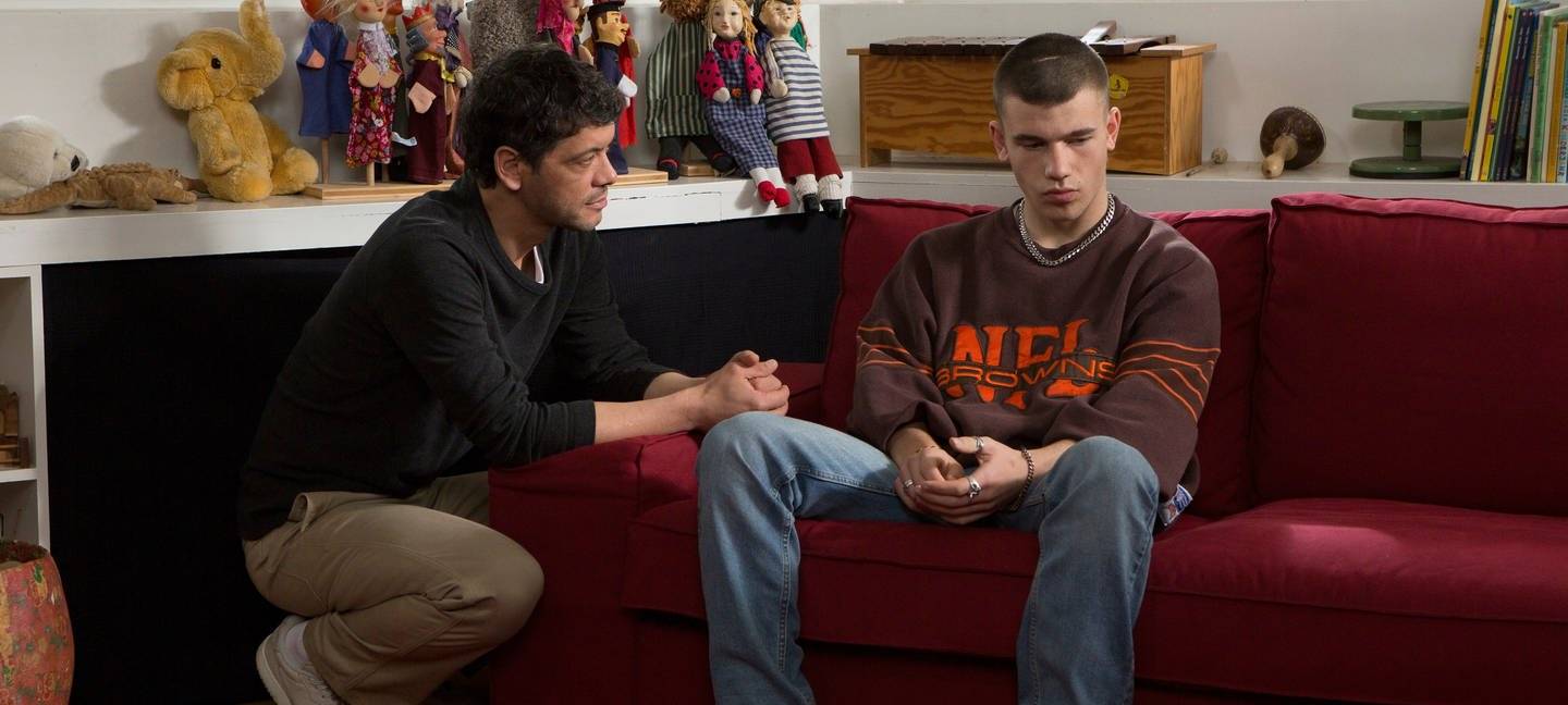 Sam in der Therapie bei Tom.