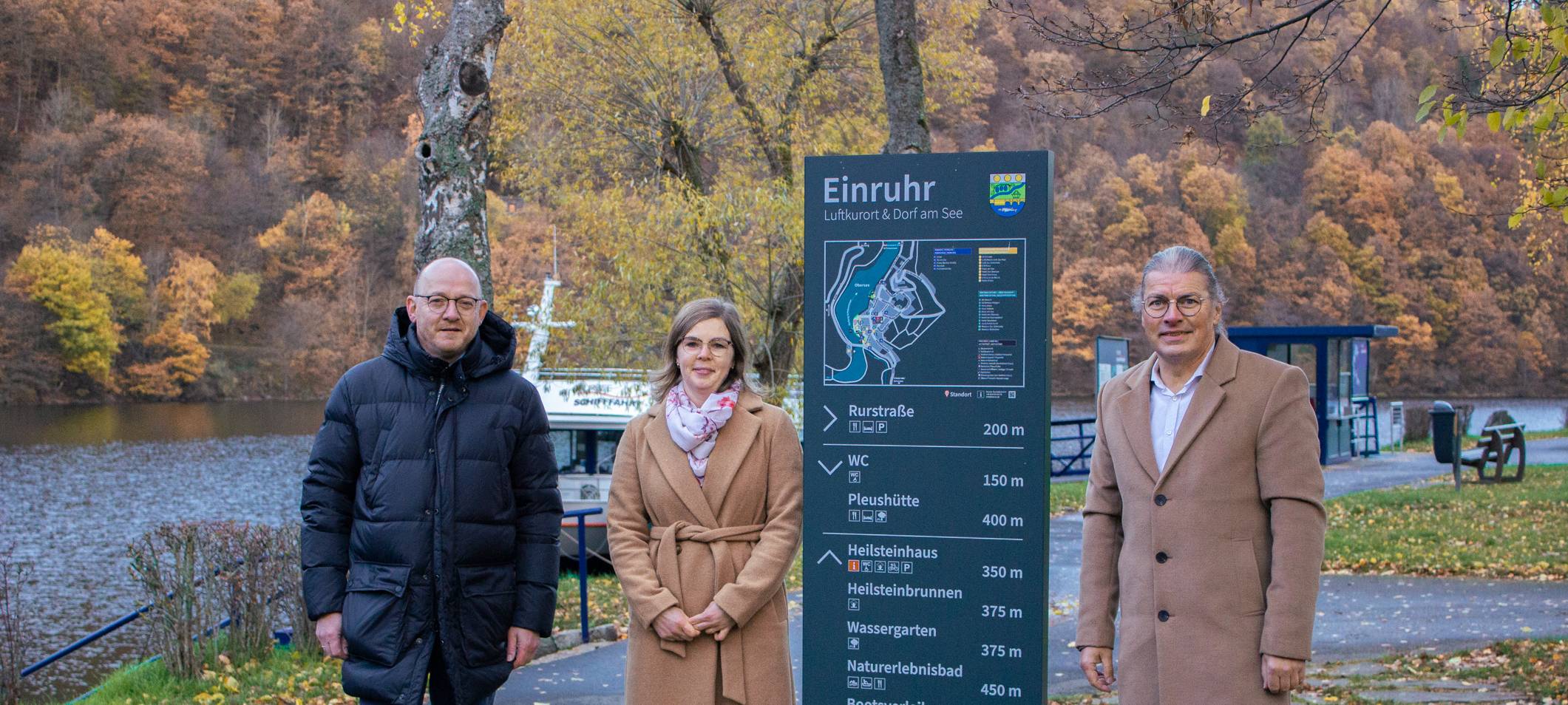 Simmerath mit neuem Fußgängerleitsystem