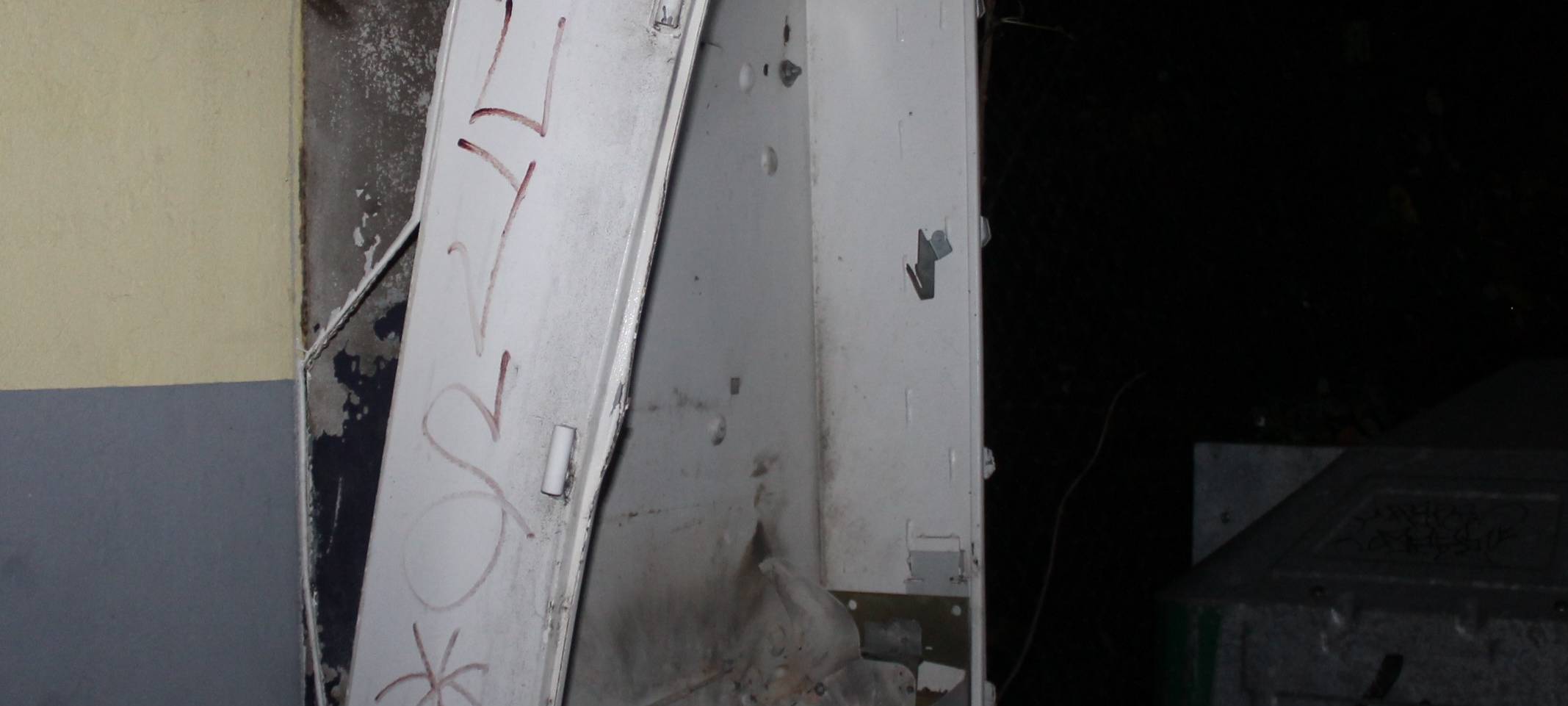 Kondomautomat gesprengt