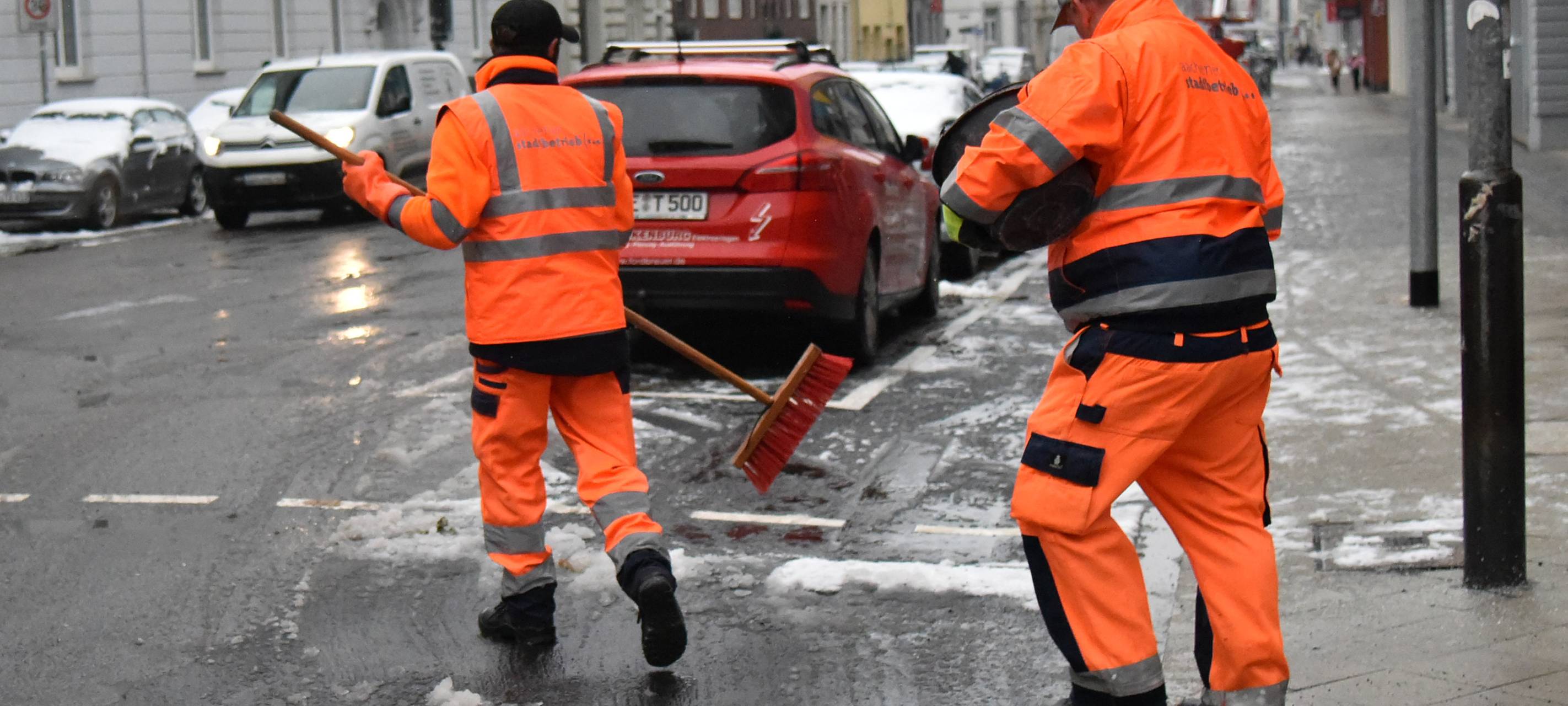Erster Wintervolleinsatz in Aachen und Region