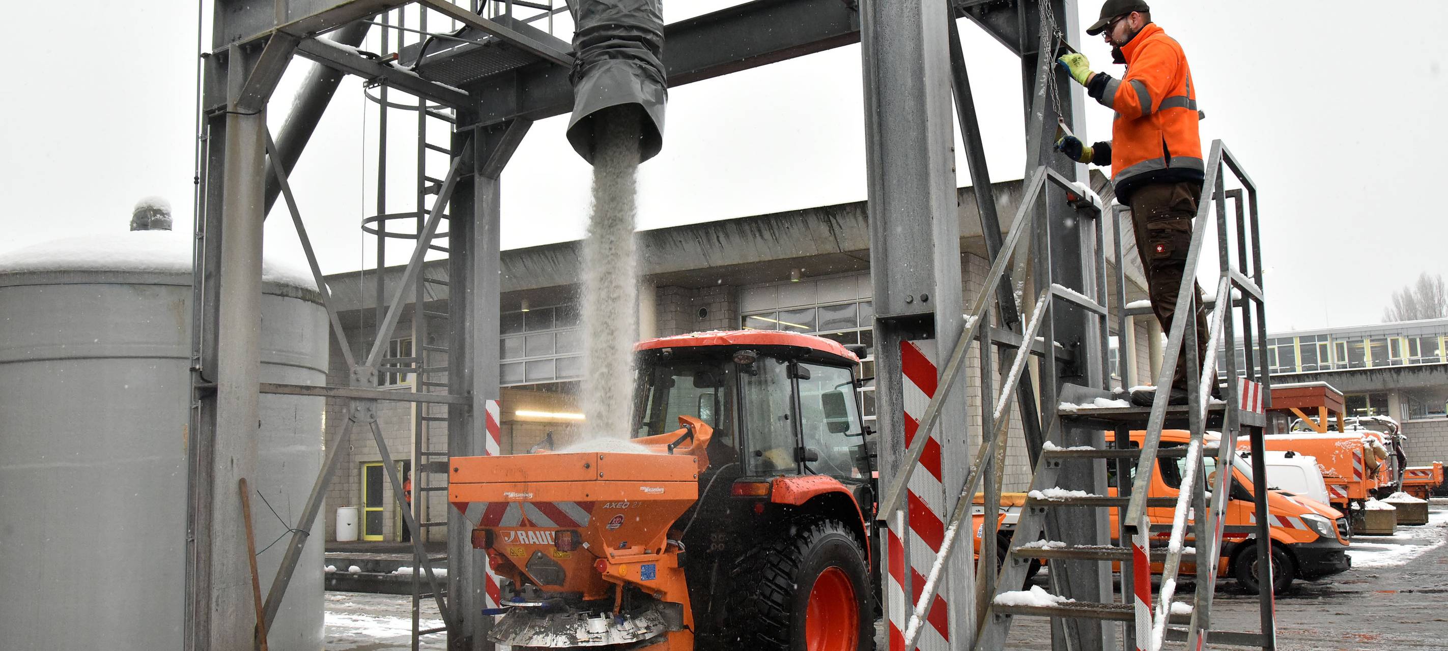 Erster Wintervolleinsatz in Aachen und Region