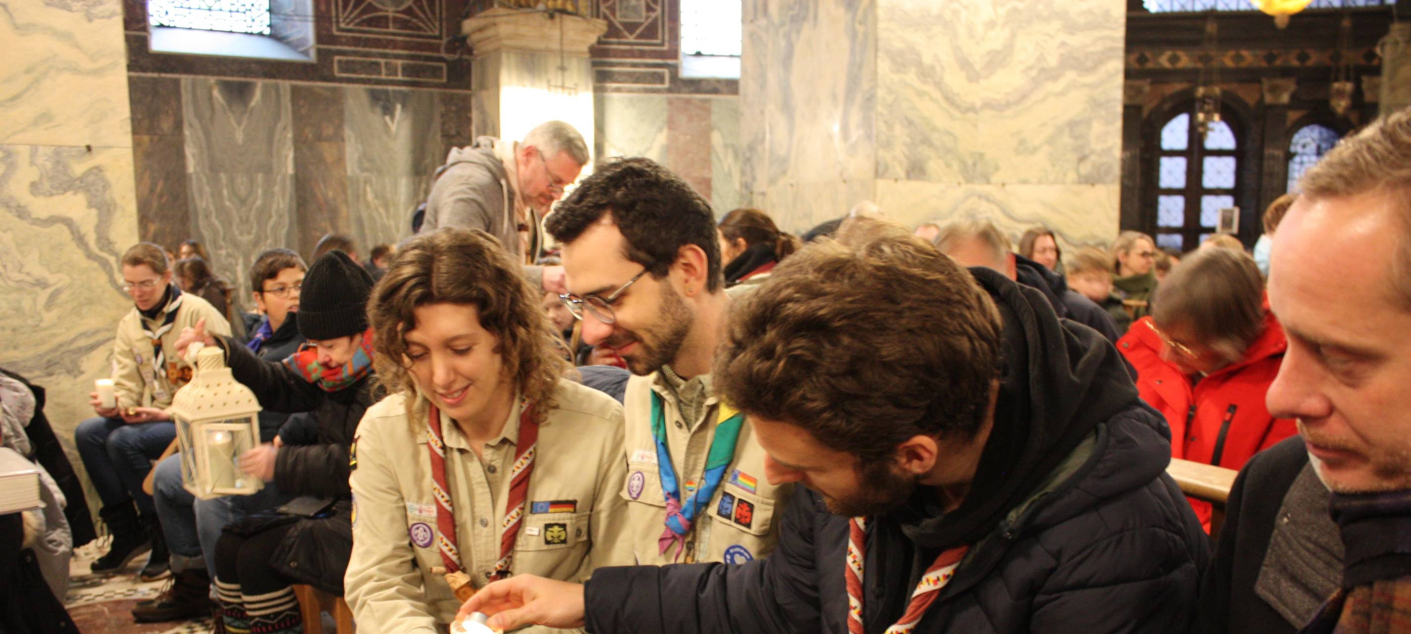 Friedenslichtaussendung 2022