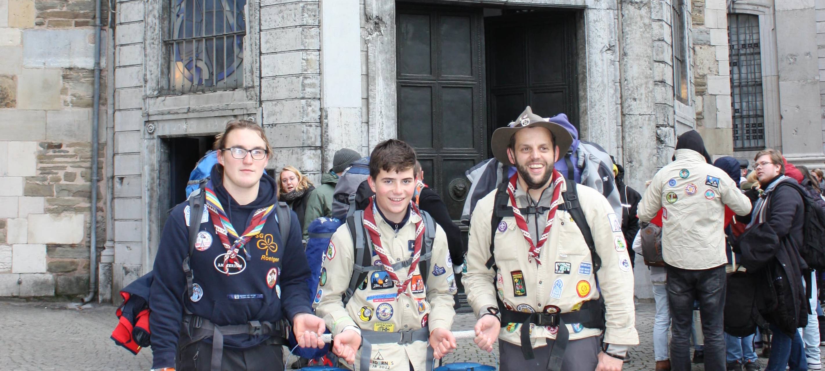 Friedenslichtaussendung 2022