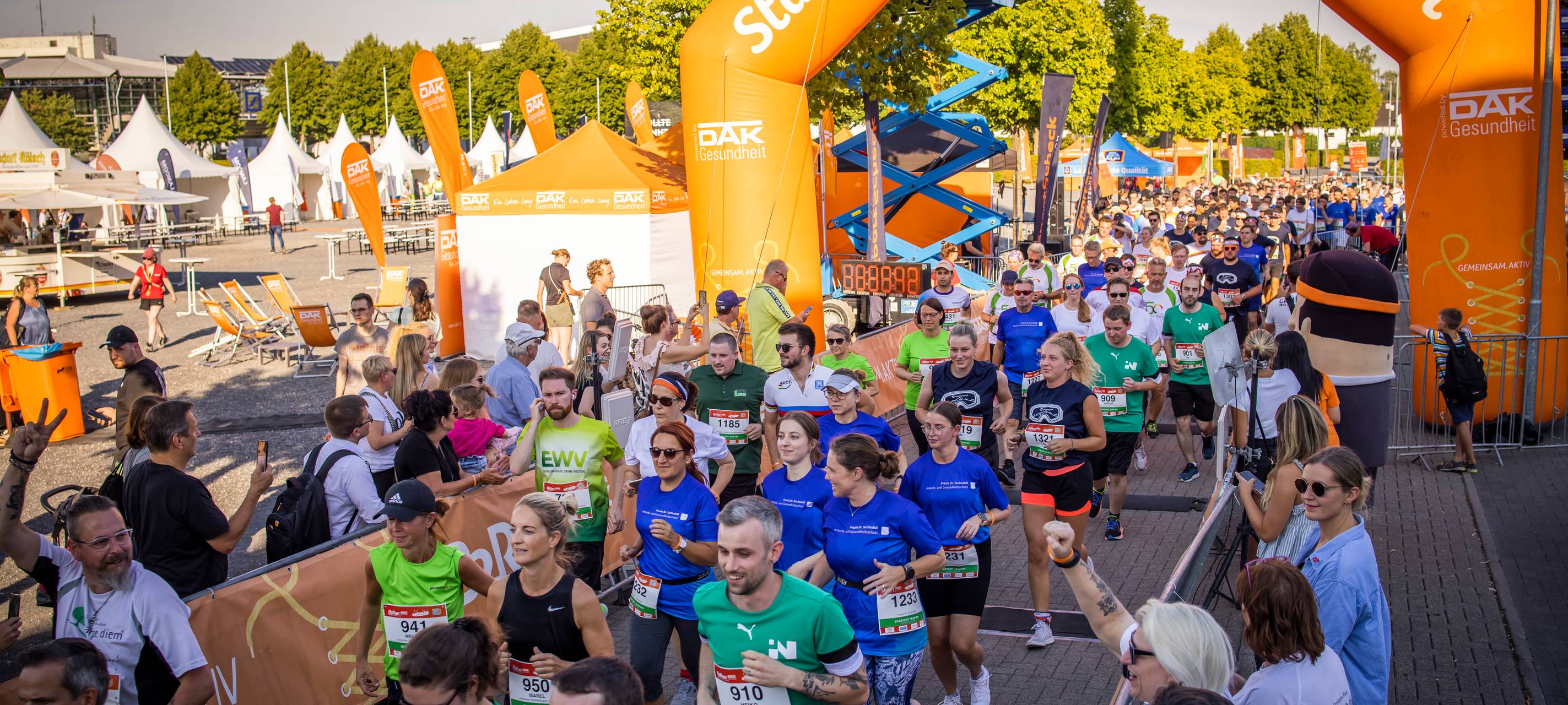 Anmeldung für B2Run-Lauf gestartet
