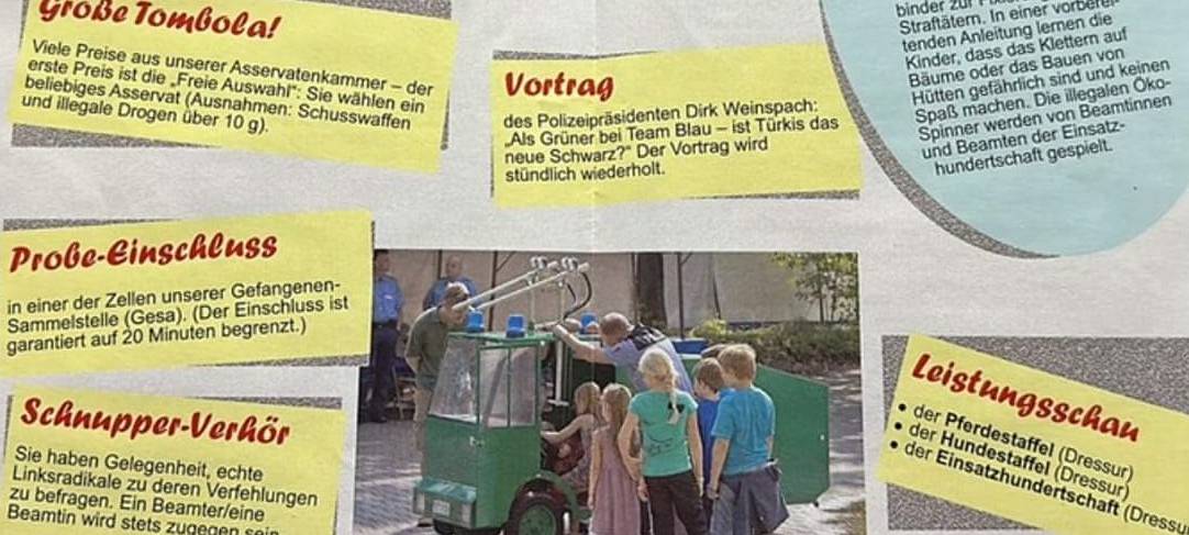 Fake-Flyer: Kein Tag der Offenen Tür bei der Polizei