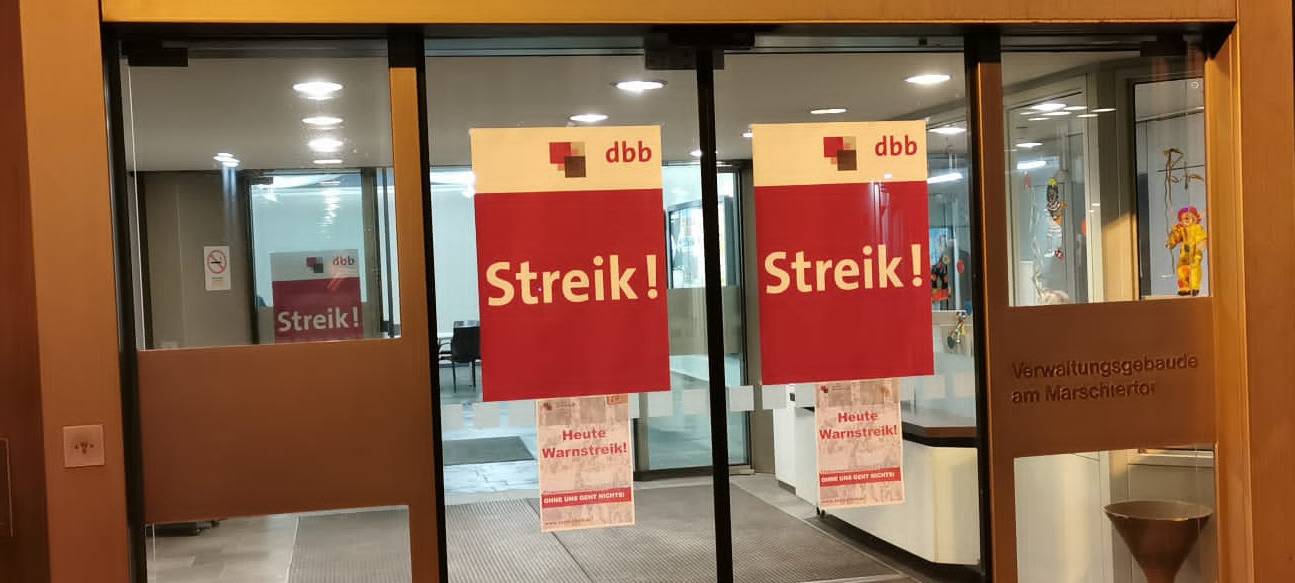 Donnerstag wieder Streik im Öffentlichen Dienst