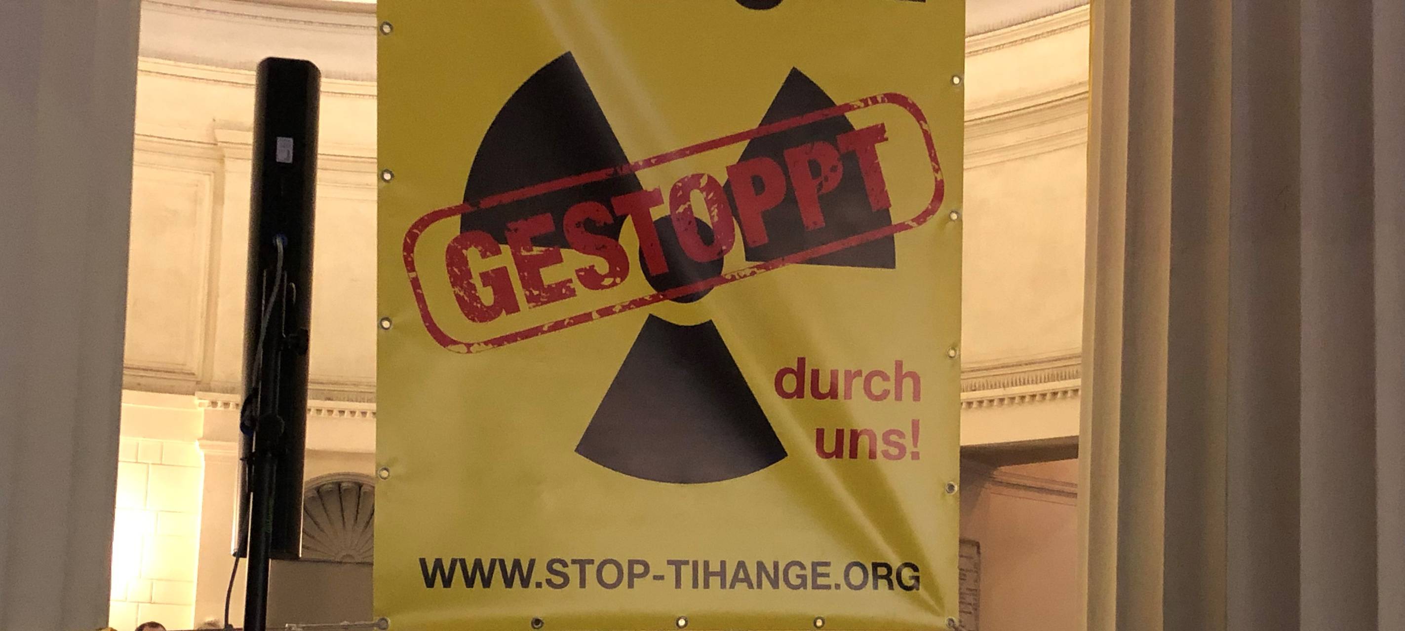 Abschaltung von Tihange 2 gefeiert