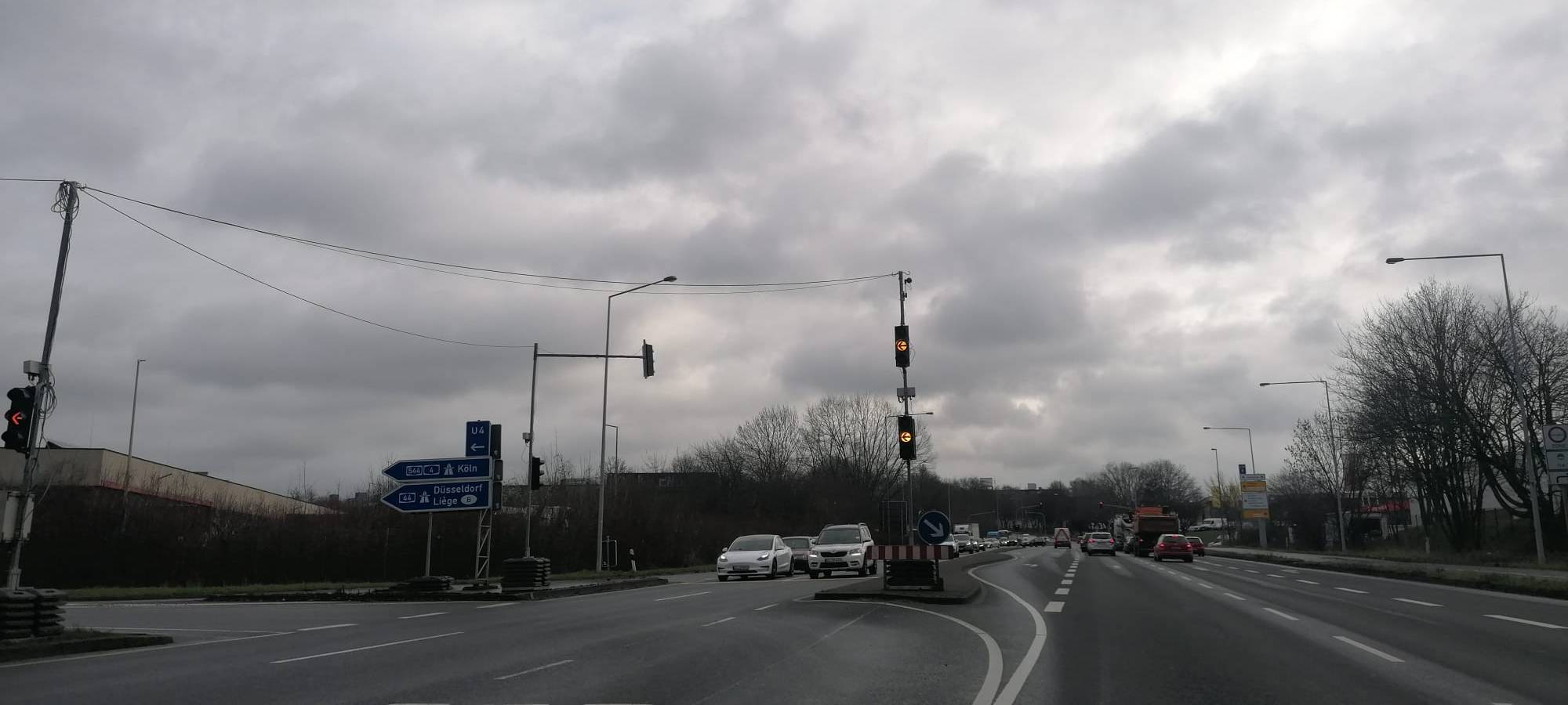 Neue Ampel auf Berliner Ring
