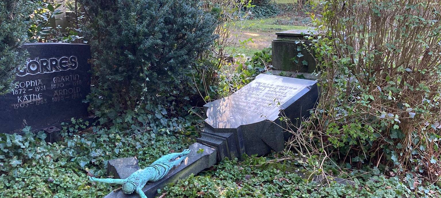 Erneut Vandalismus auf Ostfriedhof