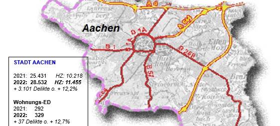 Jahresstatistik der Polizei: Deutlich mehr Kriminalität