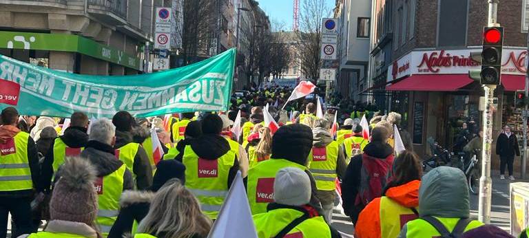 Donnerstag: Wieder Streik im Öffentlichen Dienst bei uns