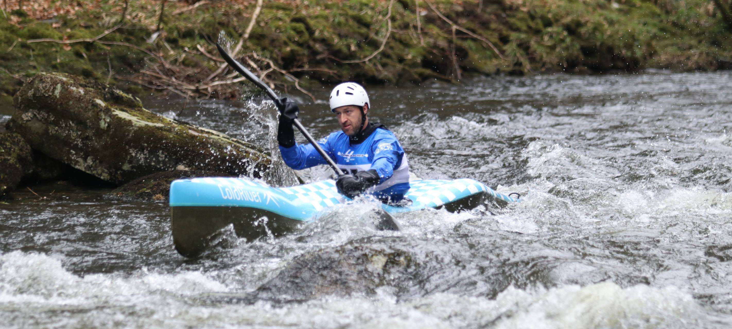 Per Kajak durch Monschaus Fluten