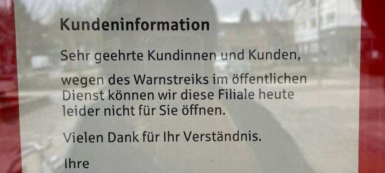 Öffentlicher Dienst: 3.500 im Warnstreik