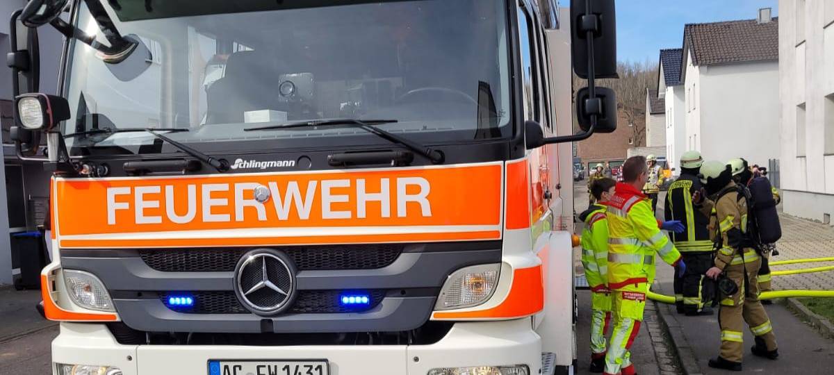 Zimmerbrand in Mariadorf