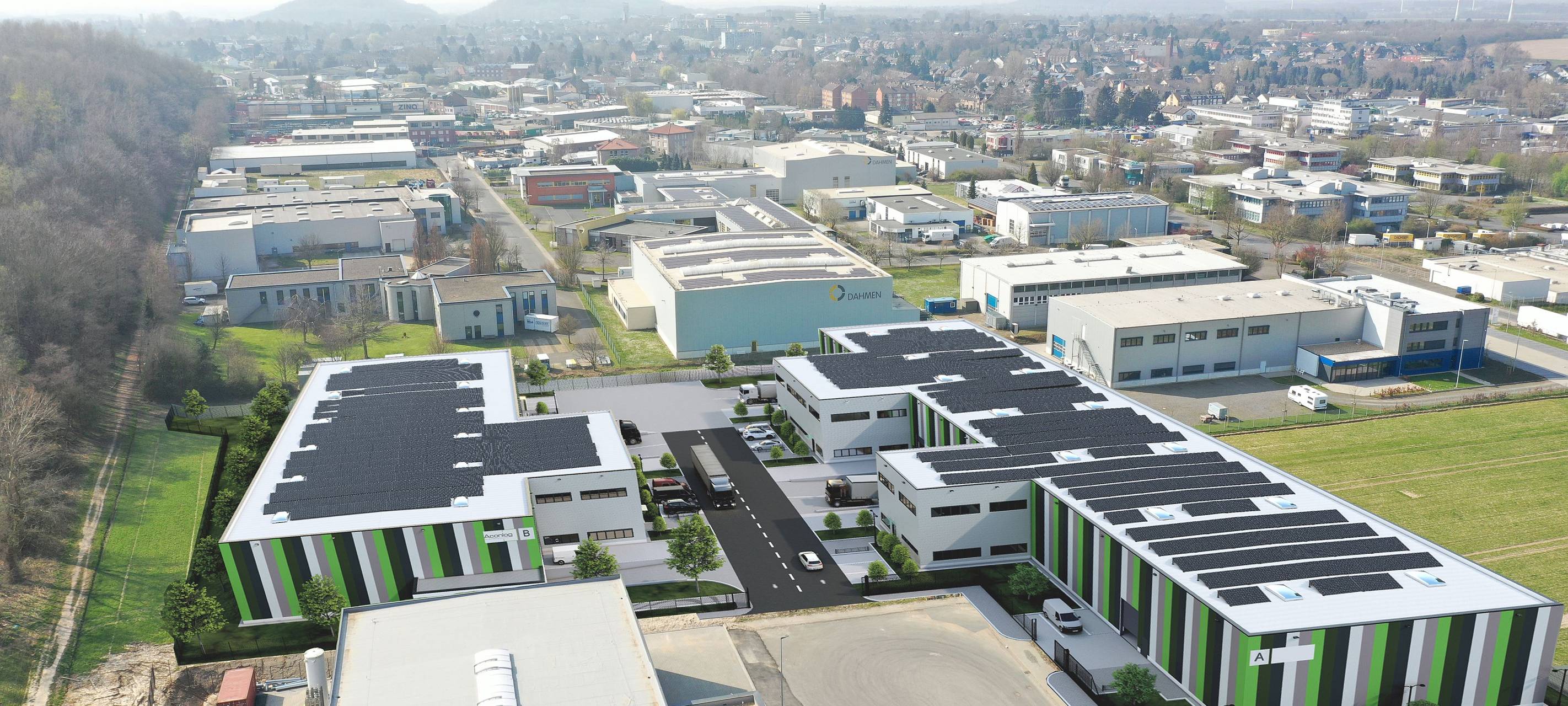 Symbolischer Spatenstich für Aconlog Gewerbepark Alsdorf