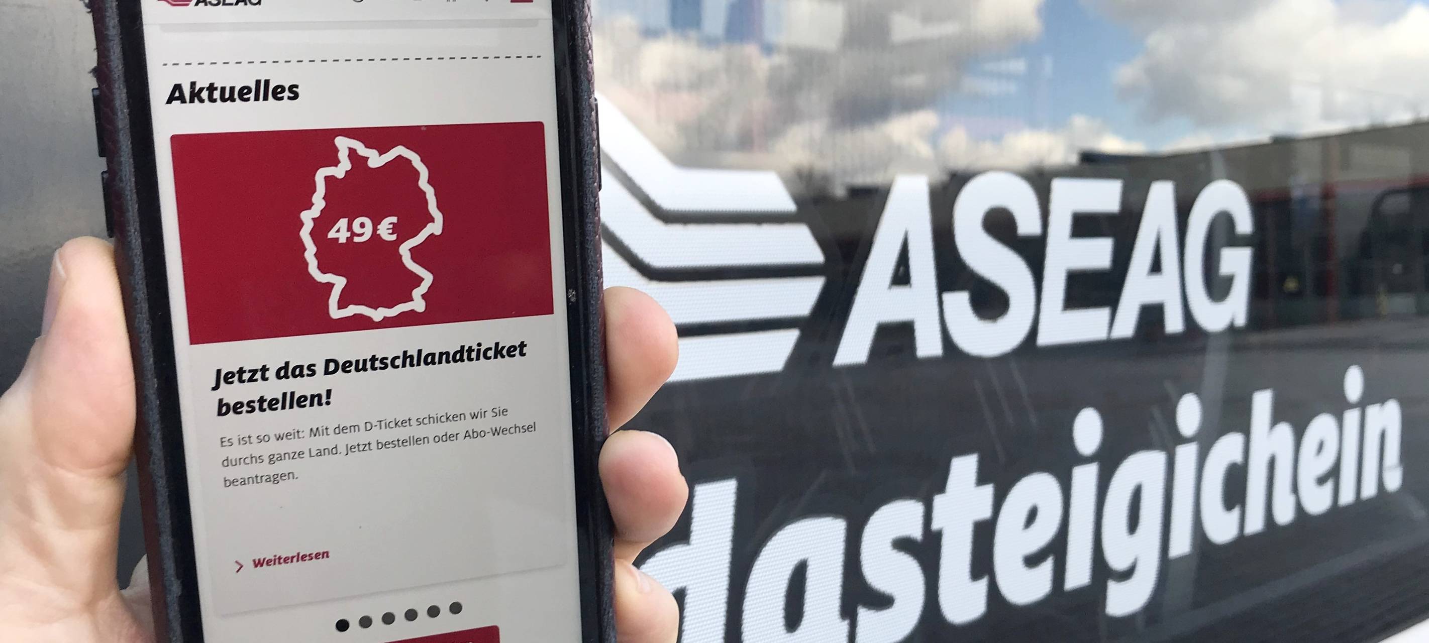 49-Euro-Ticket ab sofort bei der ASEAG zu bestellen
