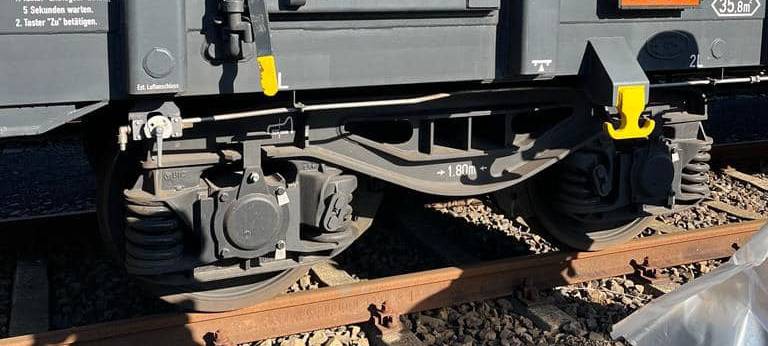 Stolberg: Eisenerz aus Waggon gelaufen