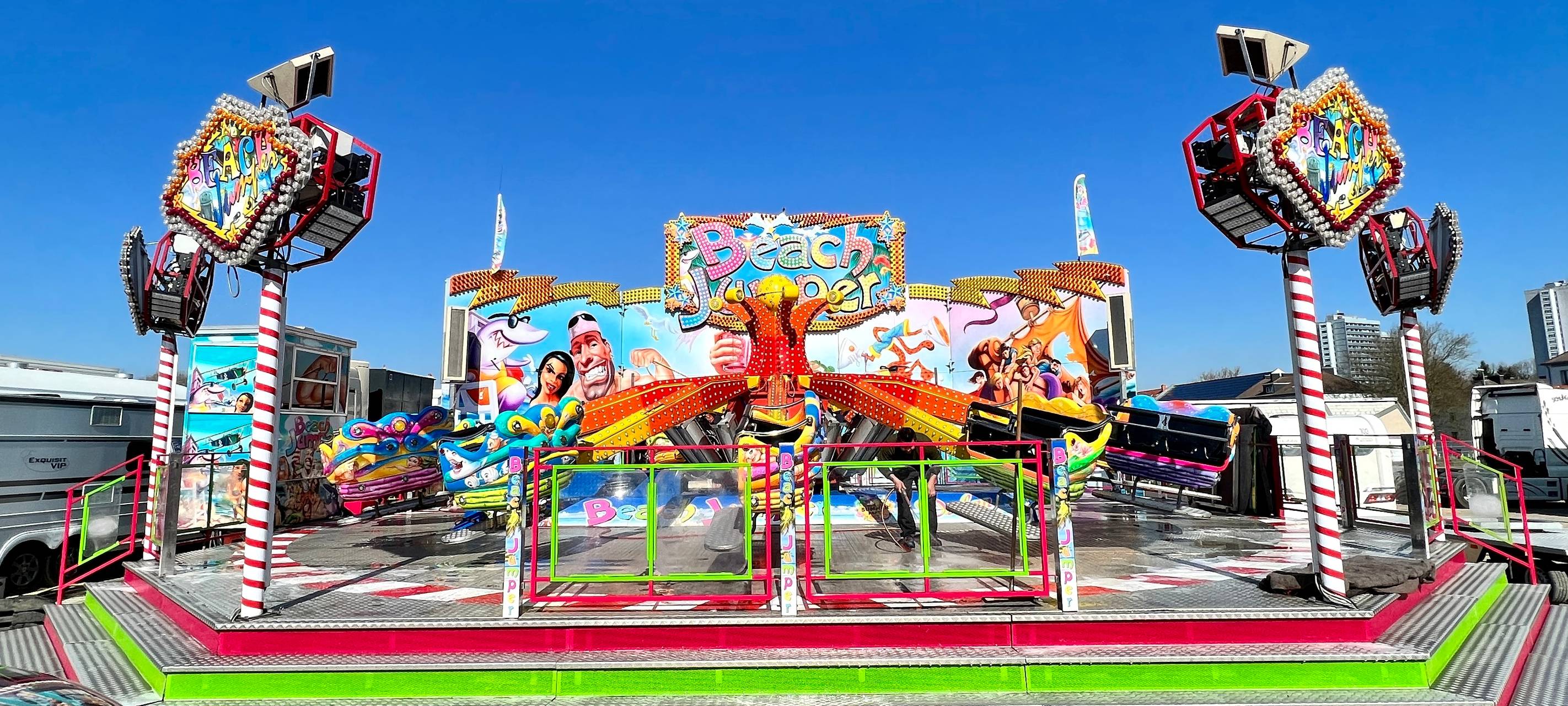 Osterbend vor der Eröffnung