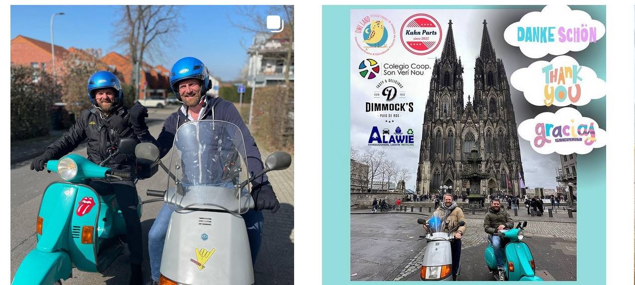 Mit der Vespa nach Mallorca