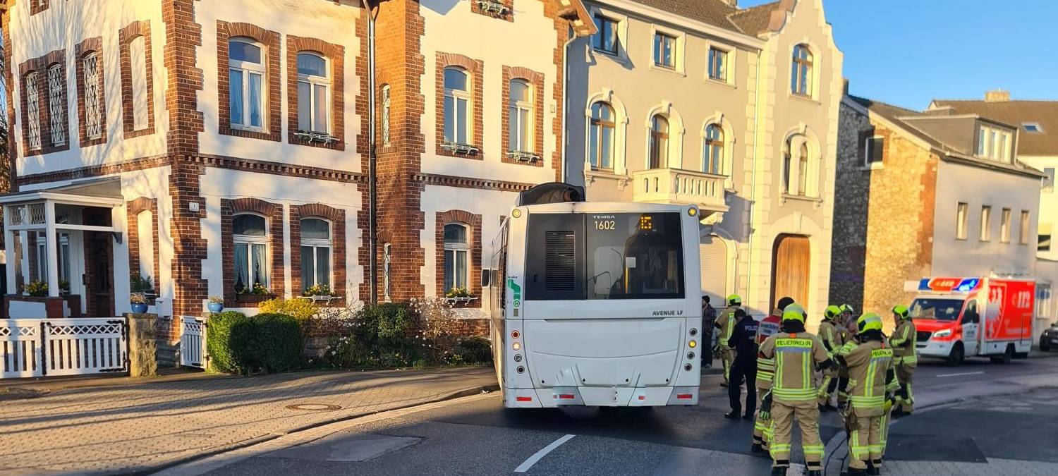 Busunfall Stolberg: Medizinischer Notfall
