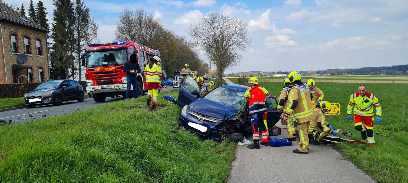 Schwerer Unfall in Gressenich